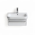 Lavabo suspendu en céramique blanche avec robinet intégré 60 x 45 x 15cm